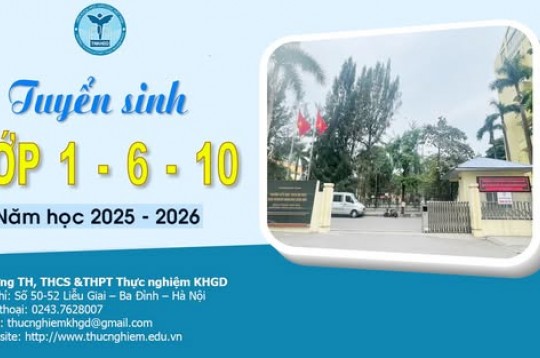 THÔNG BÁO TUYỂN SINH VÀO LỚP 10 ĐỢT 2 NĂM HỌC 2025-2026